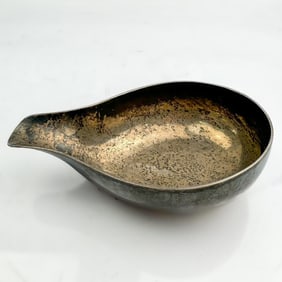 English George III Sterling Silver Pap Boat 1730