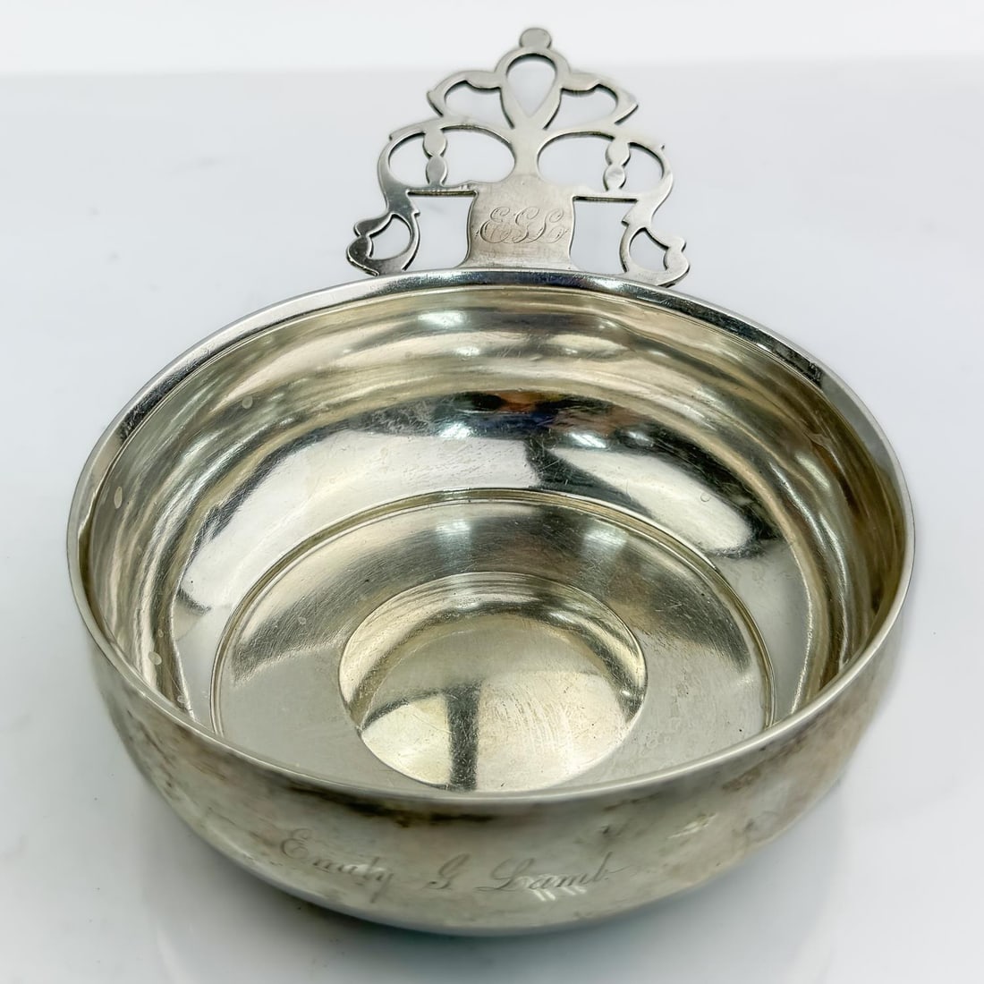 American Colonial Coin Silver Porringer 1795 (1 of 5)