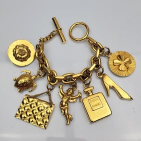 Chanel France Vintage Charm Bracelet