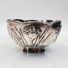 Unusual Japanese Silver Bowl