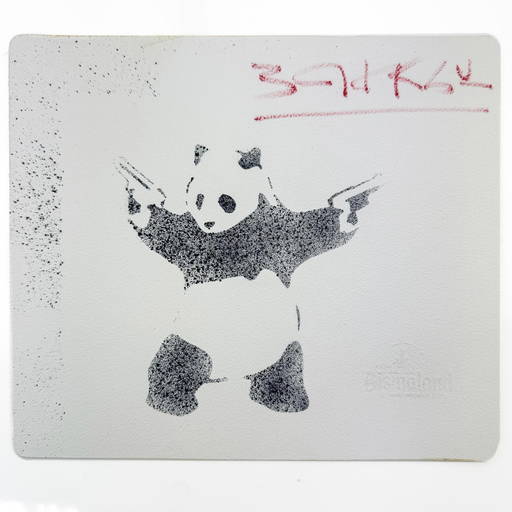After & Attributed To Banksy, Spray Paint On Paper
