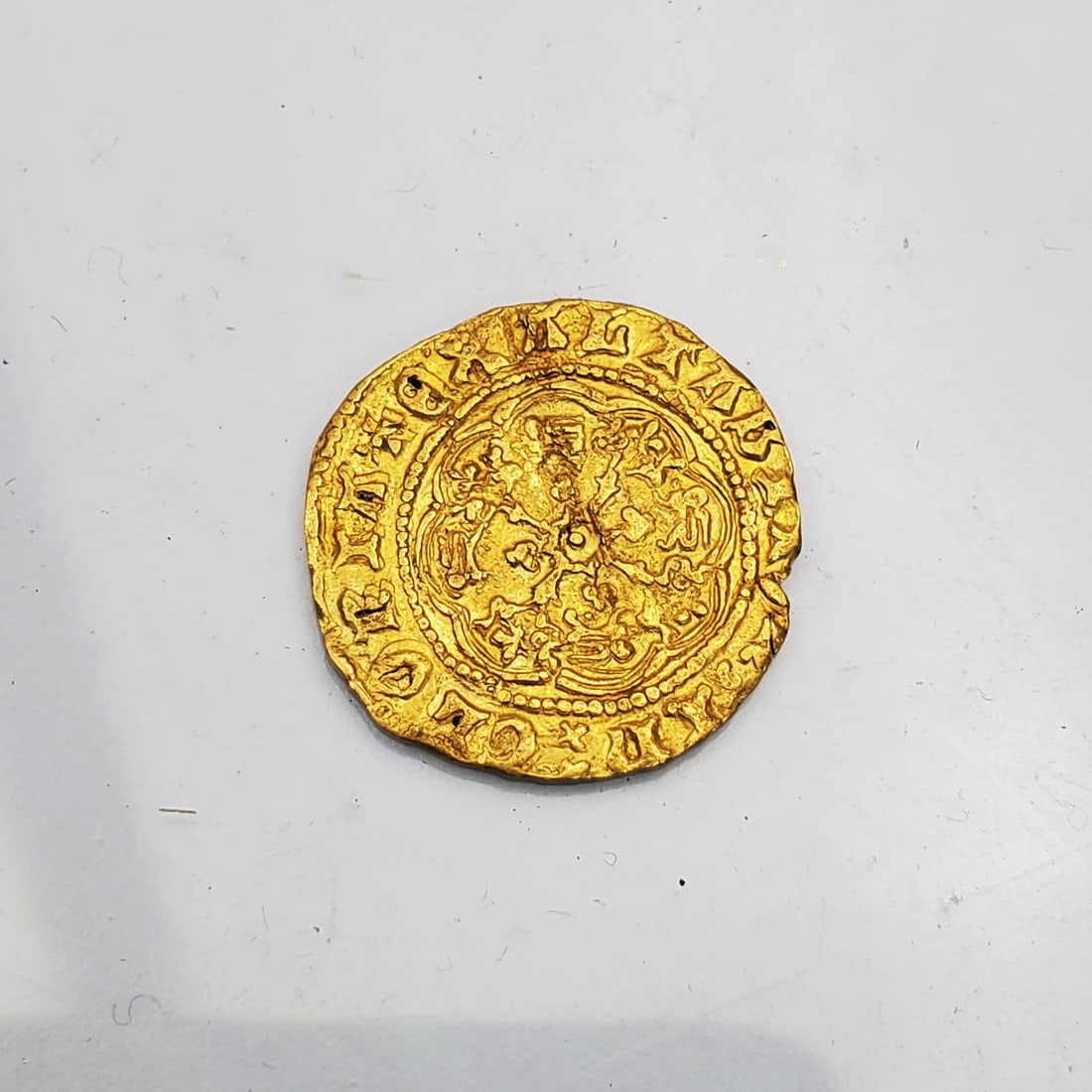 22K Gold Edward III Medieval British Coin C.1300's (1 of 2)