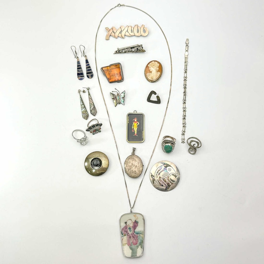 Large Lot of Sterling Silver Jewelry Items (1 of 6)