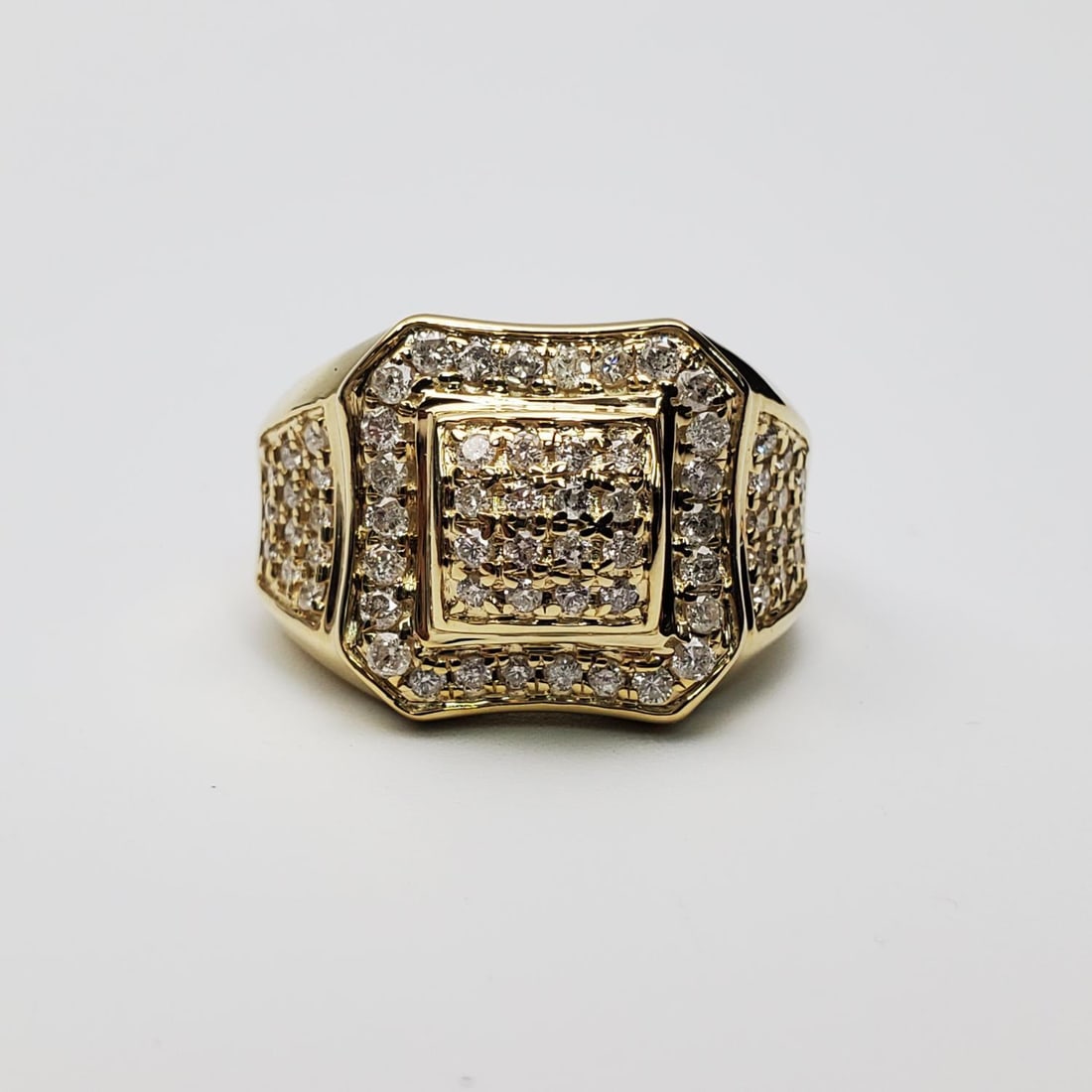 10K Gold Ring & Diamond Ring (1 of 4)