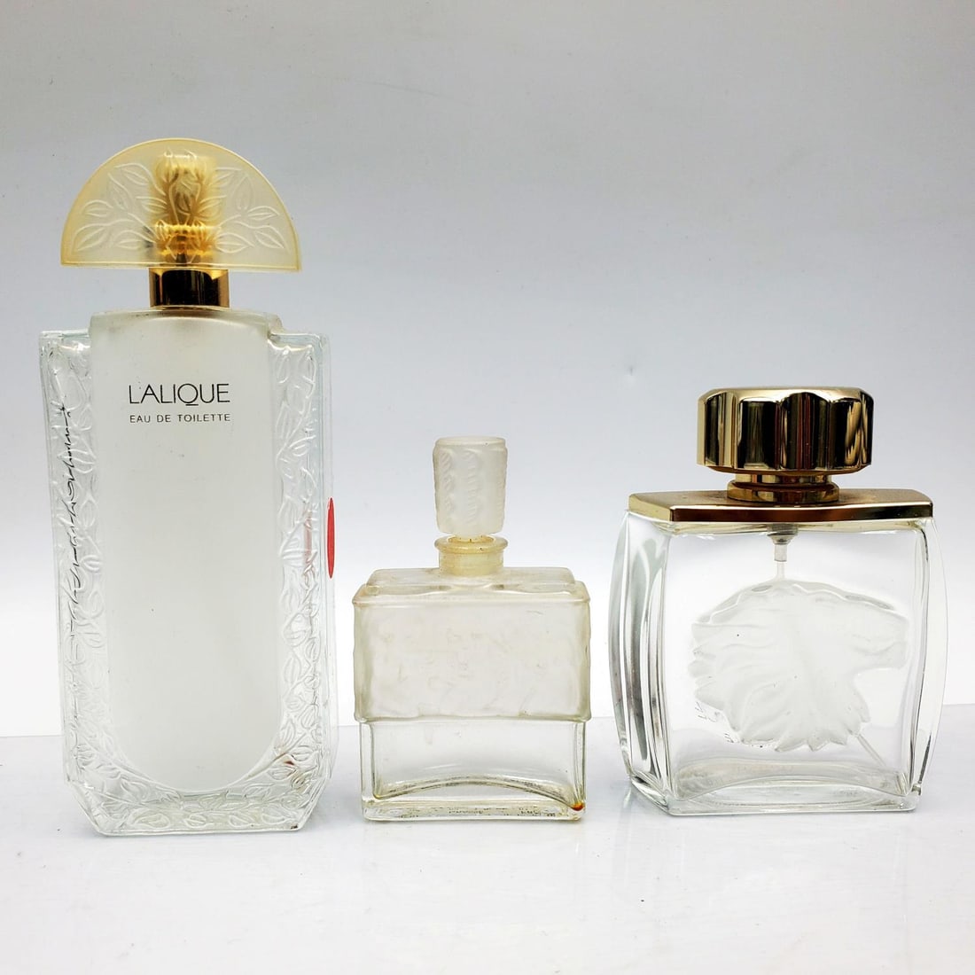 Lot of 3 Lalique Perfume Bottles (1 of 3)