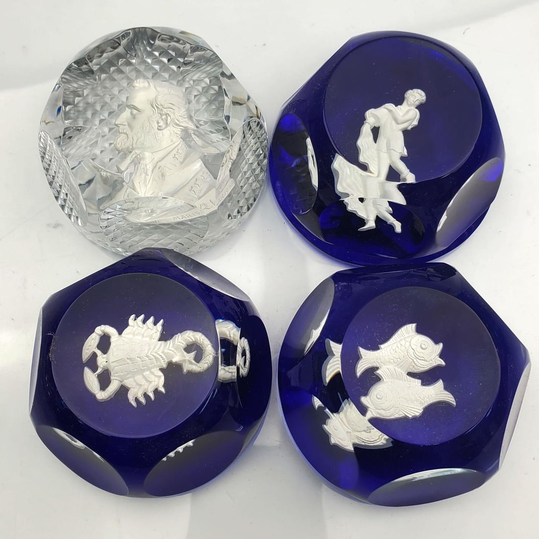 Lot of 4 Vintage Baccarat Paperweights (1 of 5)