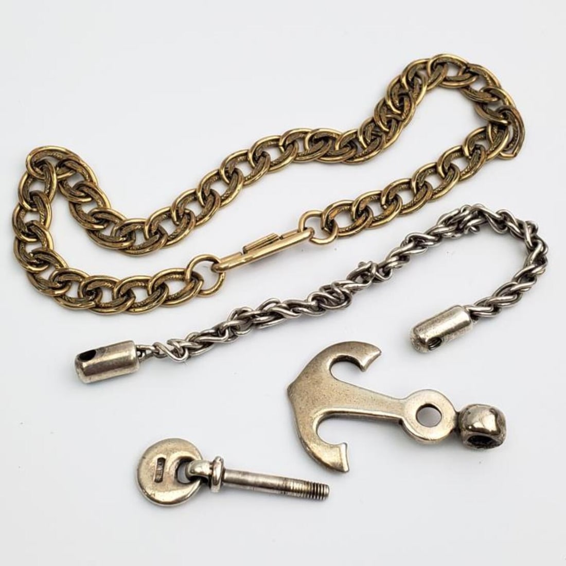 Tiffany & Co Sterling Silver Ship Anchor Key Ring (1 of 3)