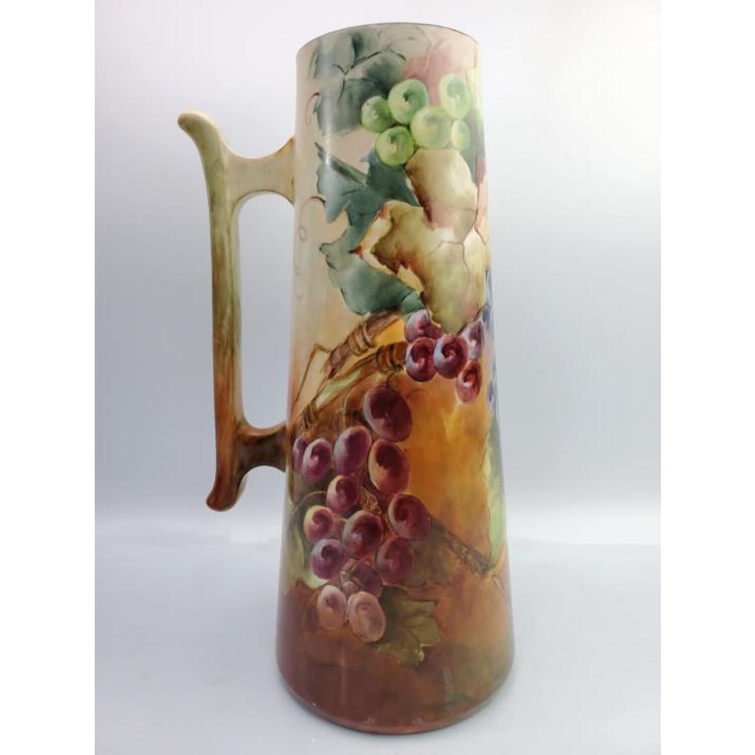 Large Hand Painted Belleek Willets Pitcher (1 of 6)