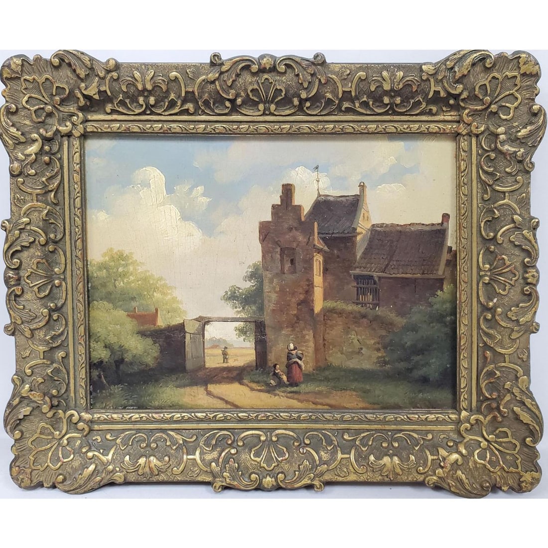 Attributed to Gusave Hahn, German (1811-1872) O/B (1 of 5)