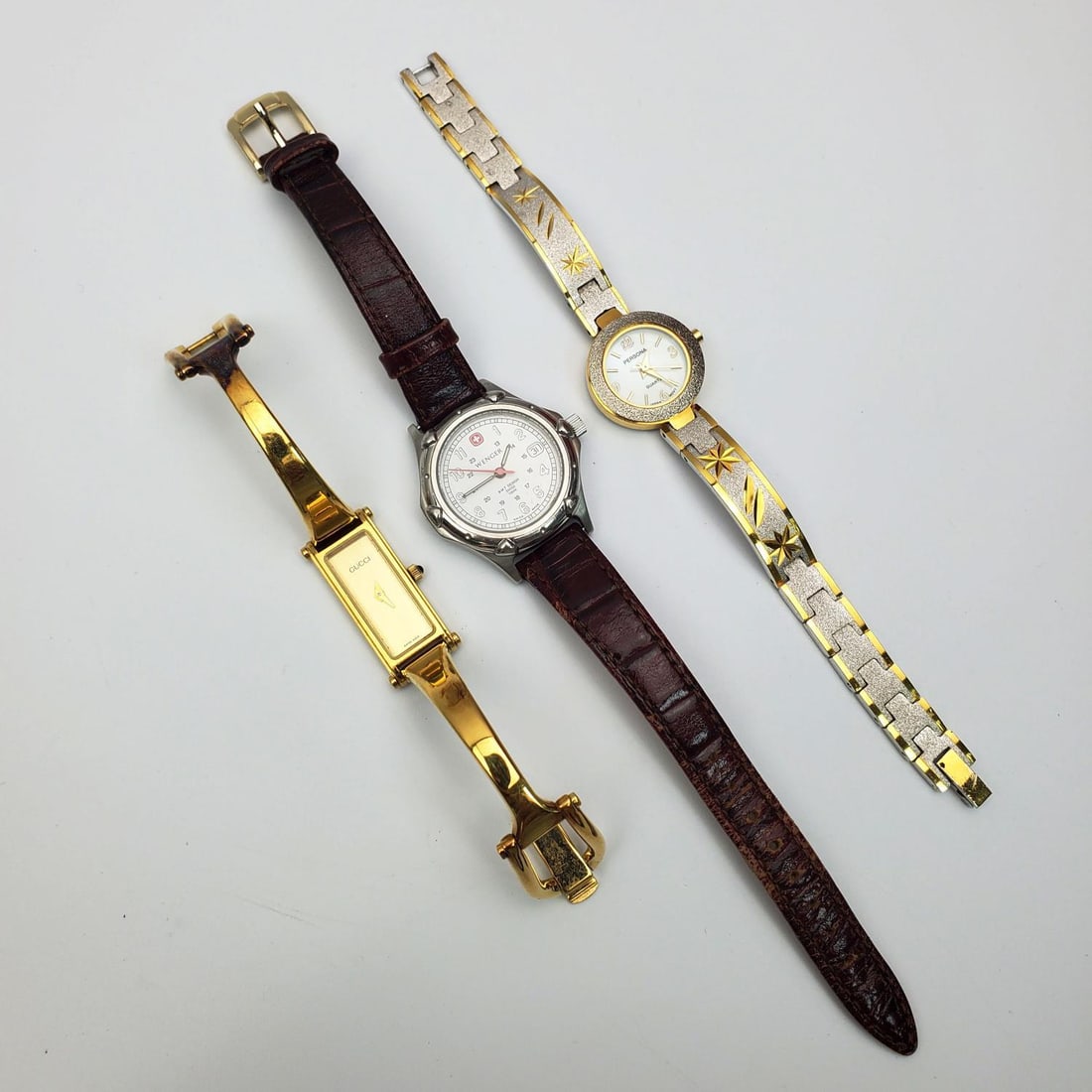 Lot of 3 Designer Ladies Watches Including Gucci (1 of 3)