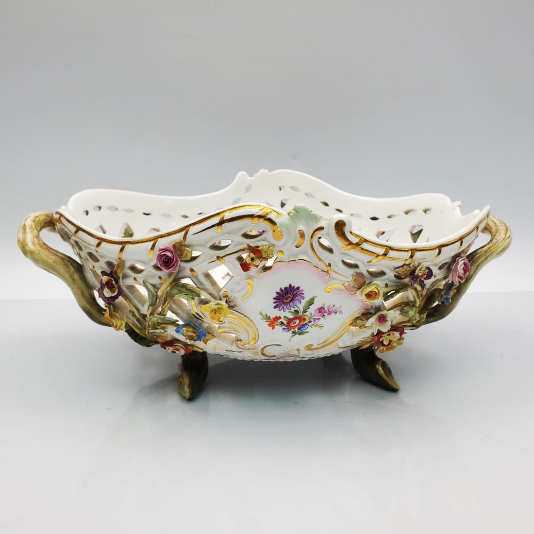 Antique Meissen Reticulated Porcelain Bowl (1 of 6)