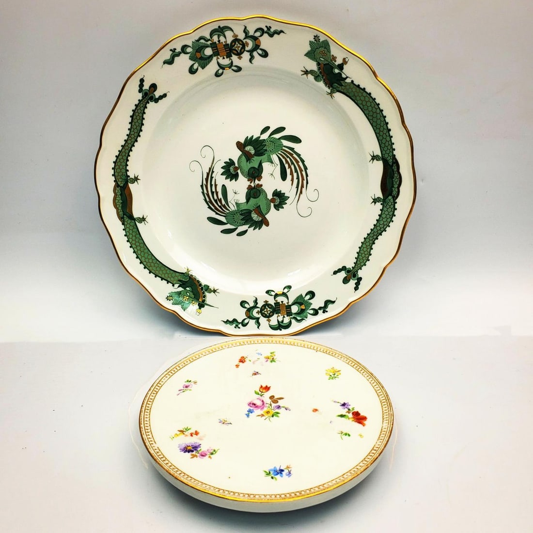 Lot of 2 Antique Meissen Porcelain Items (1 of 4)