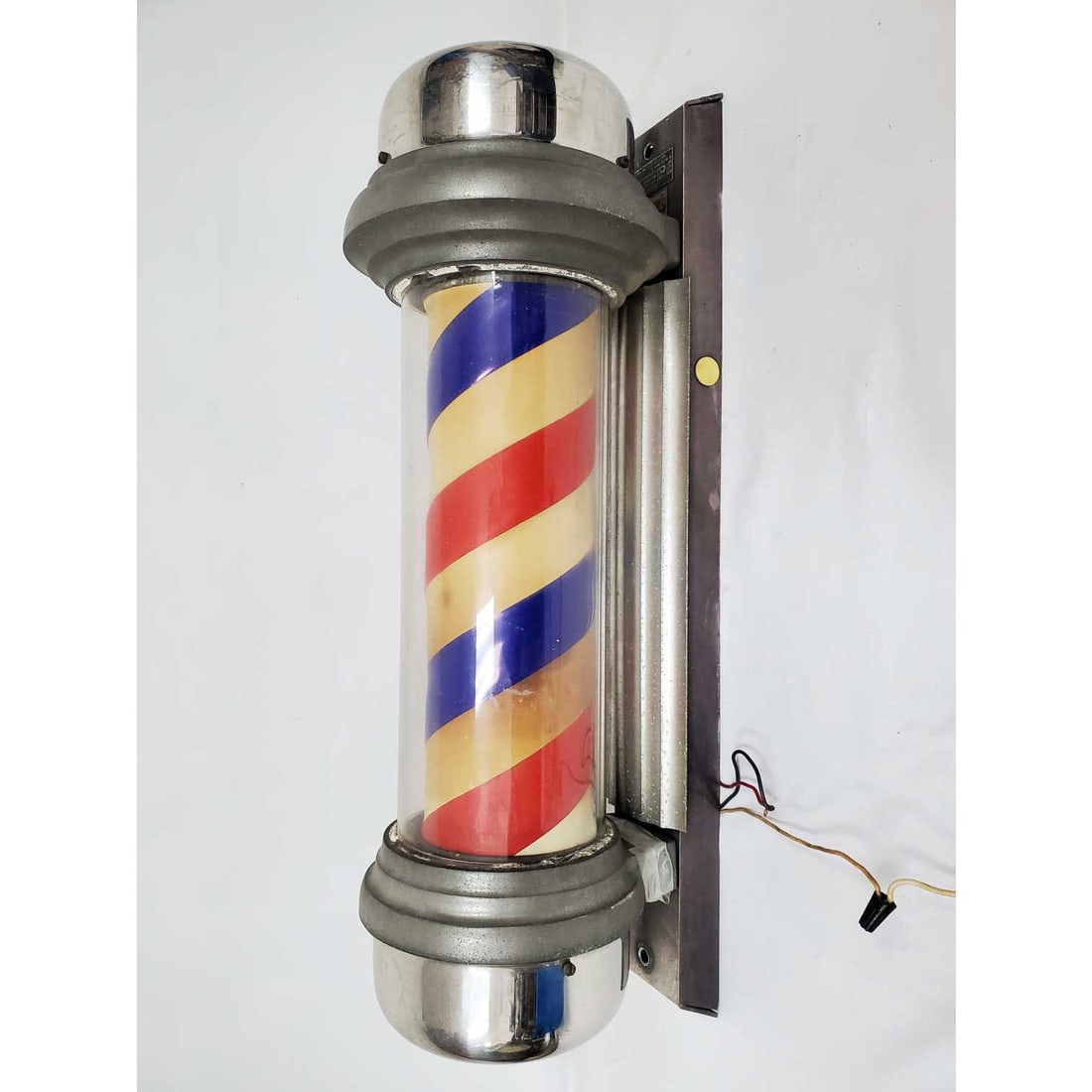Vintage William Marvy Model #55 Barber Shop Pole (1 of 4)