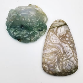 2 Chinese Jade Carvings
