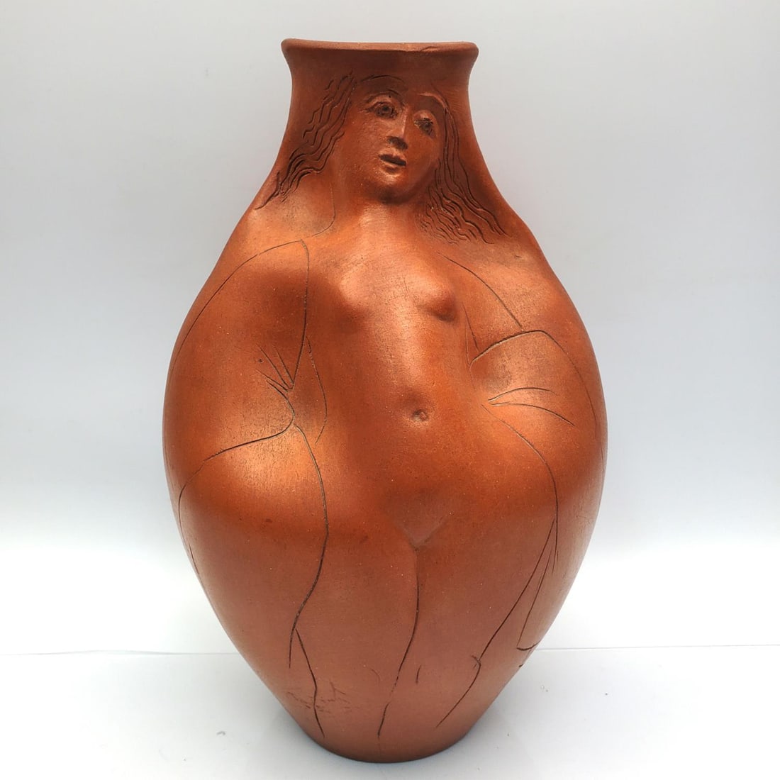 Pierre Roulot, French (1917-2007) Pottery Vase (1 of 5)
