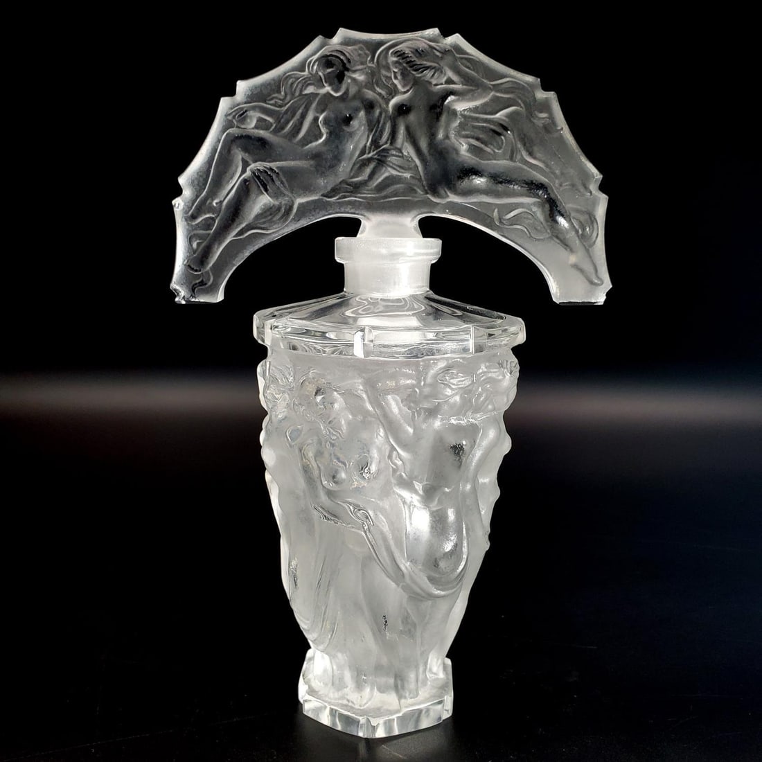 Fine Art Deco Style Art Glass Perfume Bottle (1 of 5)