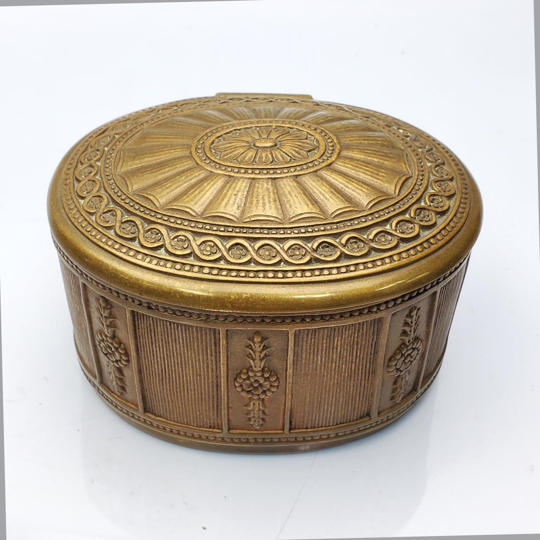 Antique Tiffany Studios NY Bronze Inkwell (1 of 5)