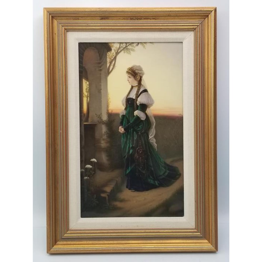 Large Antique KPM Porcelain Plaque (1 of 6)