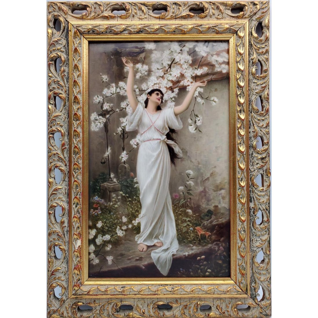 Antique KPM Porcelain Plaque "Hope" (1 of 3)