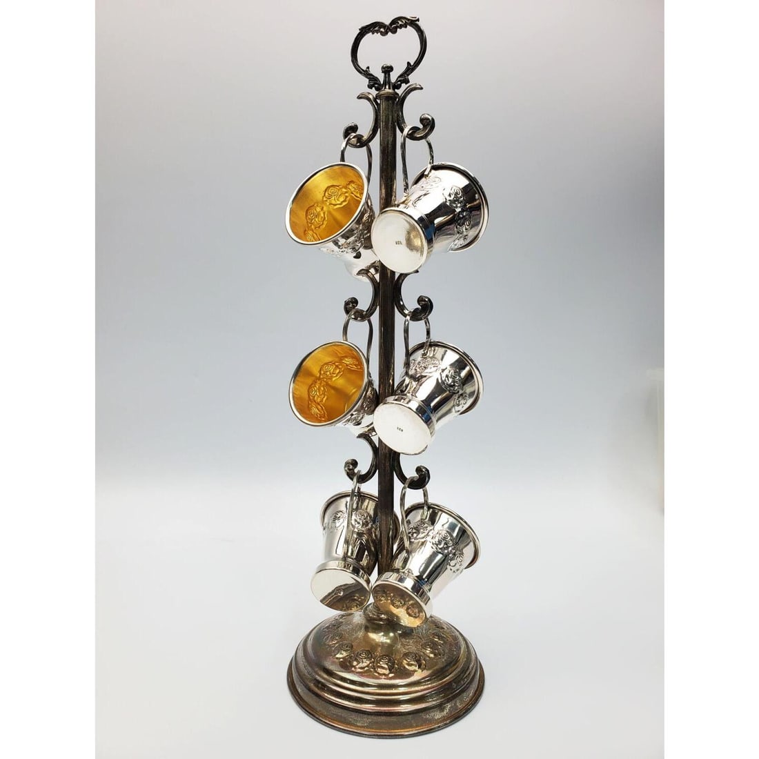 Judaica Sterling Silver Kiddush Set (1 of 3)