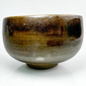 Japanese Chawan Style Tea Bowl w/ Swirl Footing