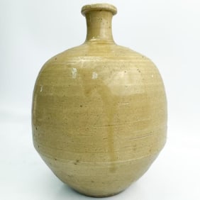 Antique Japanese 17th Century Pottery Vase