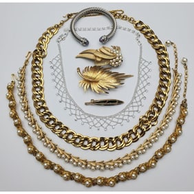 Lot of Good Quality Costume Jewelry Inc. Trifari
