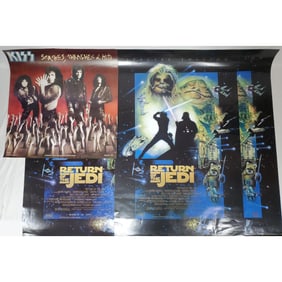 Lot of 3 Vintage "Return of The Jedi" Posters
