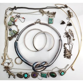 Lot of Fine Sterling Silver Jewelry