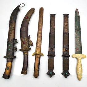 Lot of 6 Reproduction Daggers