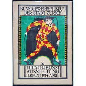 Poster "Kunstgewerbemuseum der Stadt Zürich"