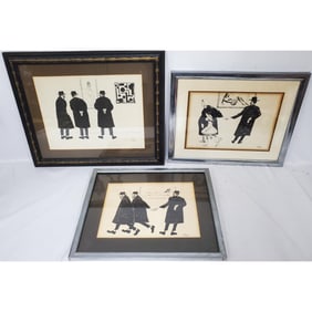 Lot of 3 J. Herr Lithographs