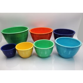 Set of 7 Fiestaware Nesting Bowls