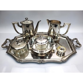 Vintage Lot of 6 Silver-Plated Items