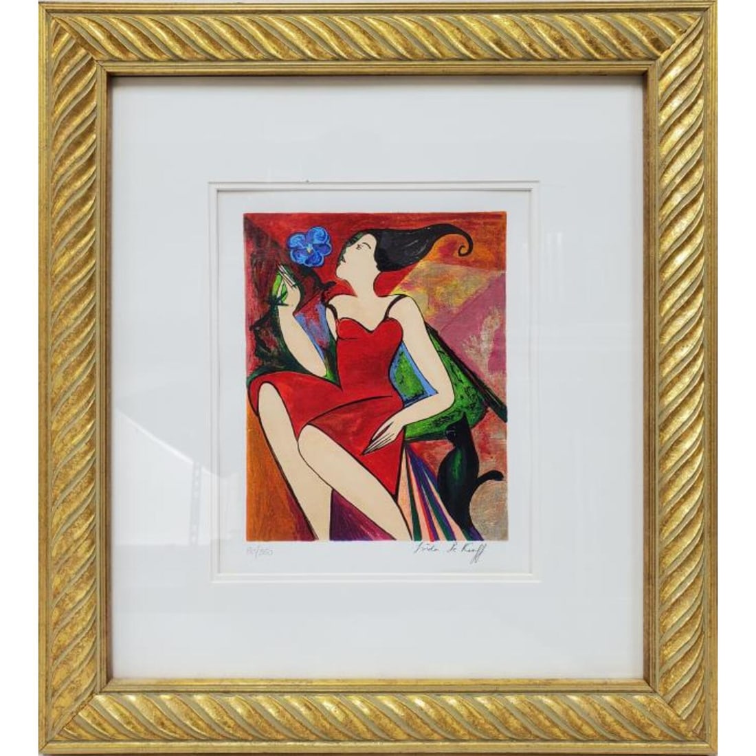 Linda Le Kinff, Signed & Numbered Lithograph (1 of 3)