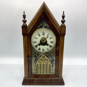 Antique Wooden Clock by Jerome & Co. Circa 1900