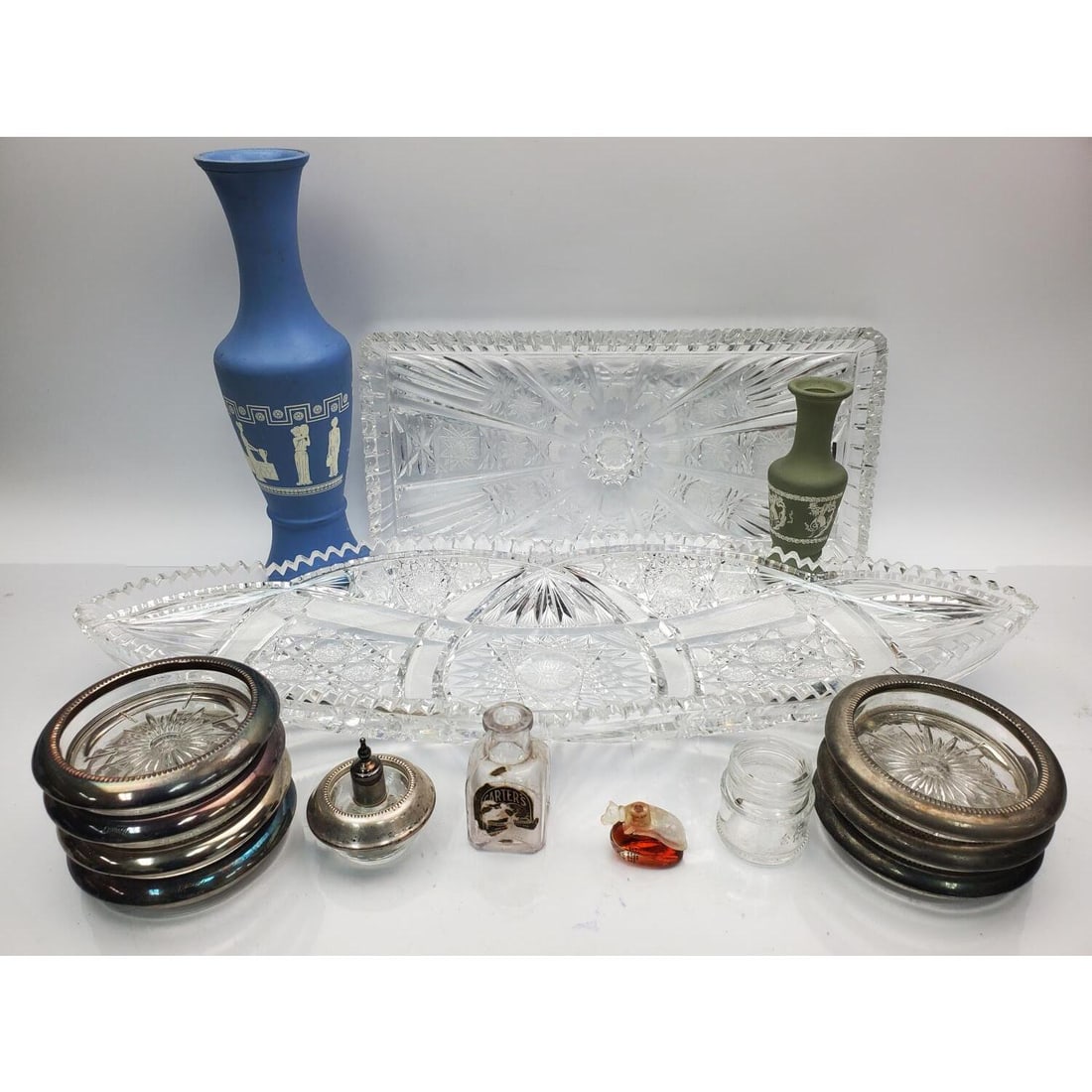 Large Lot of Glass Items Including Cut Crystal (1 of 6)