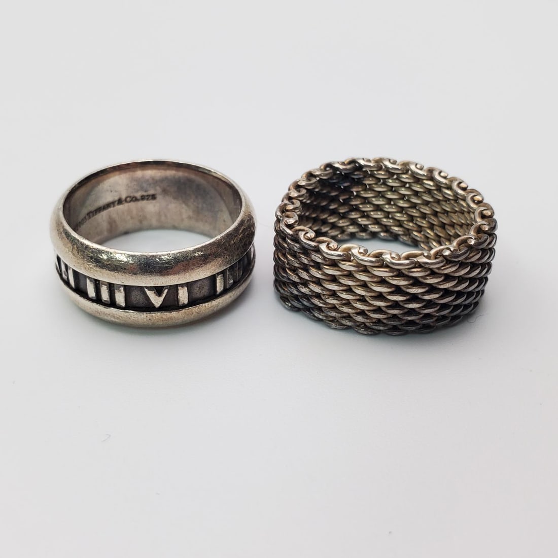 Lot of 2 Tiffany & Co. Sterling Silver Rings (1 of 3)