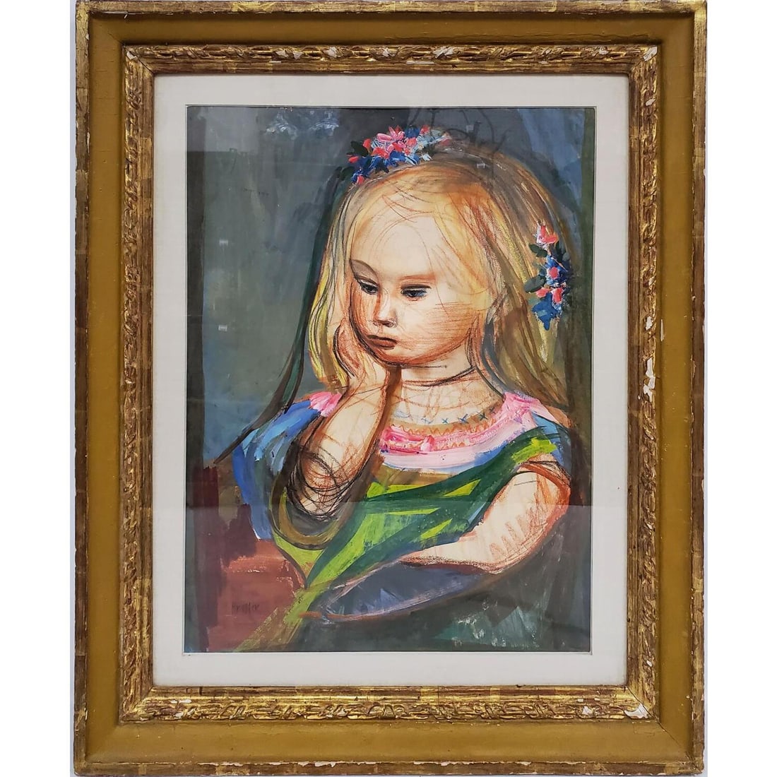 Josef Presser, American (1907-1967) Painting (1 of 3)