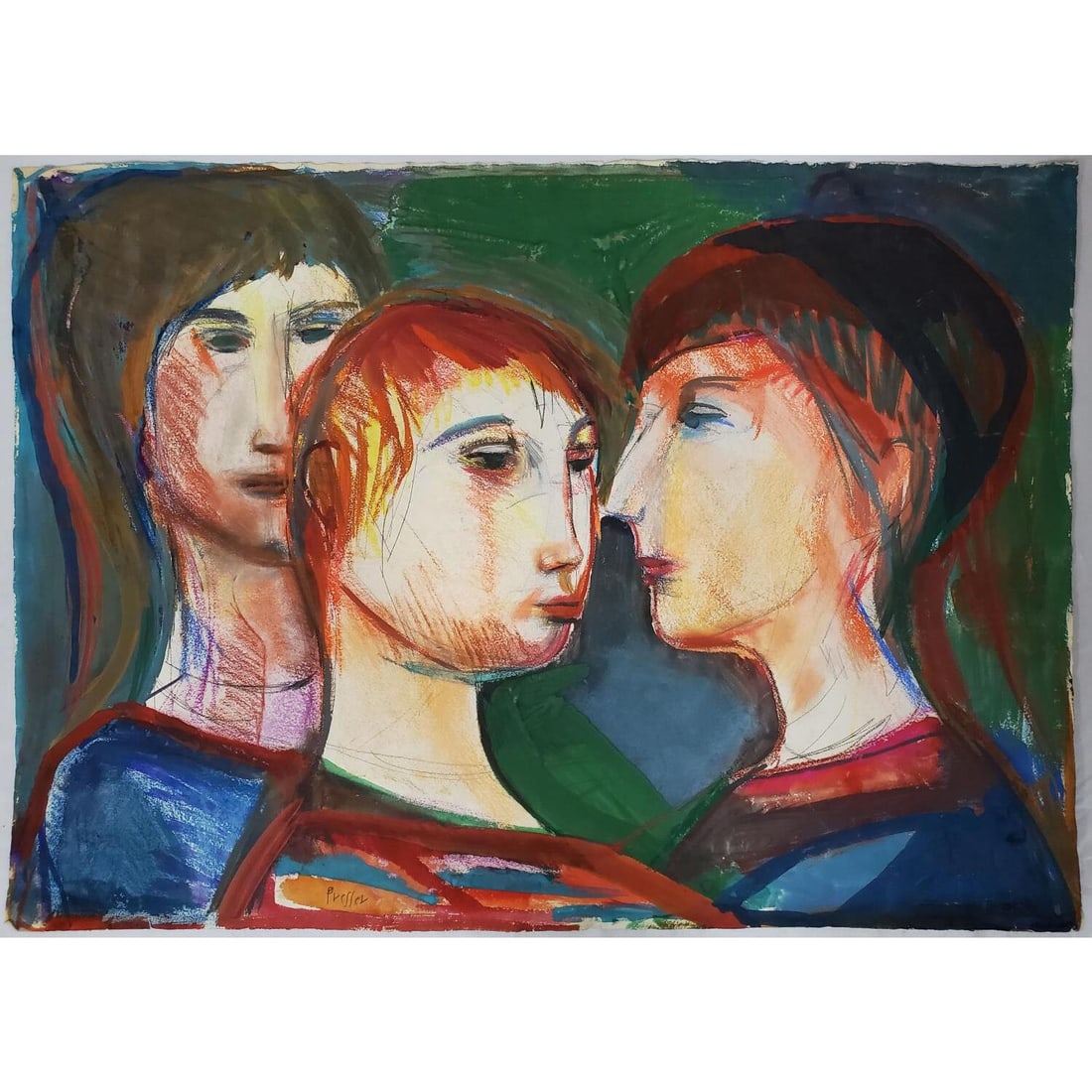 Josef Presser, American (1907-1967) Painting (1 of 3)