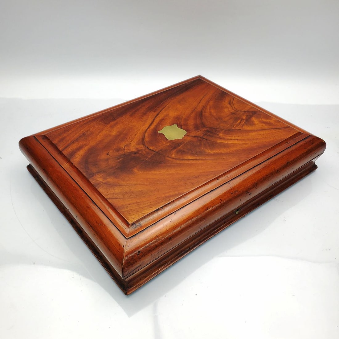 Antique English Regency Mahogany Box (1 of 5)
