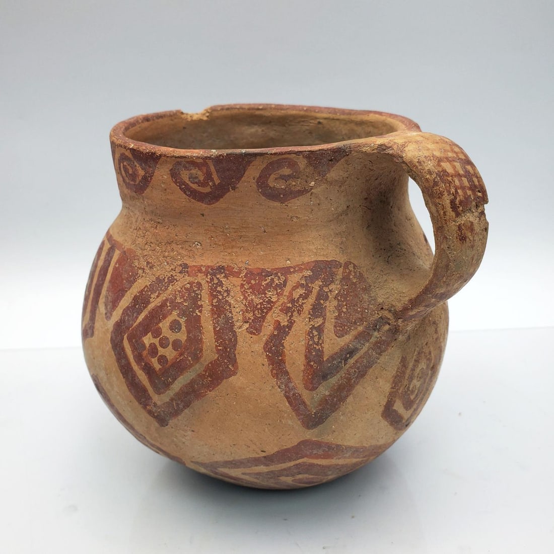 Prehistoric Native American Pottery Pitcher (1 of 3)