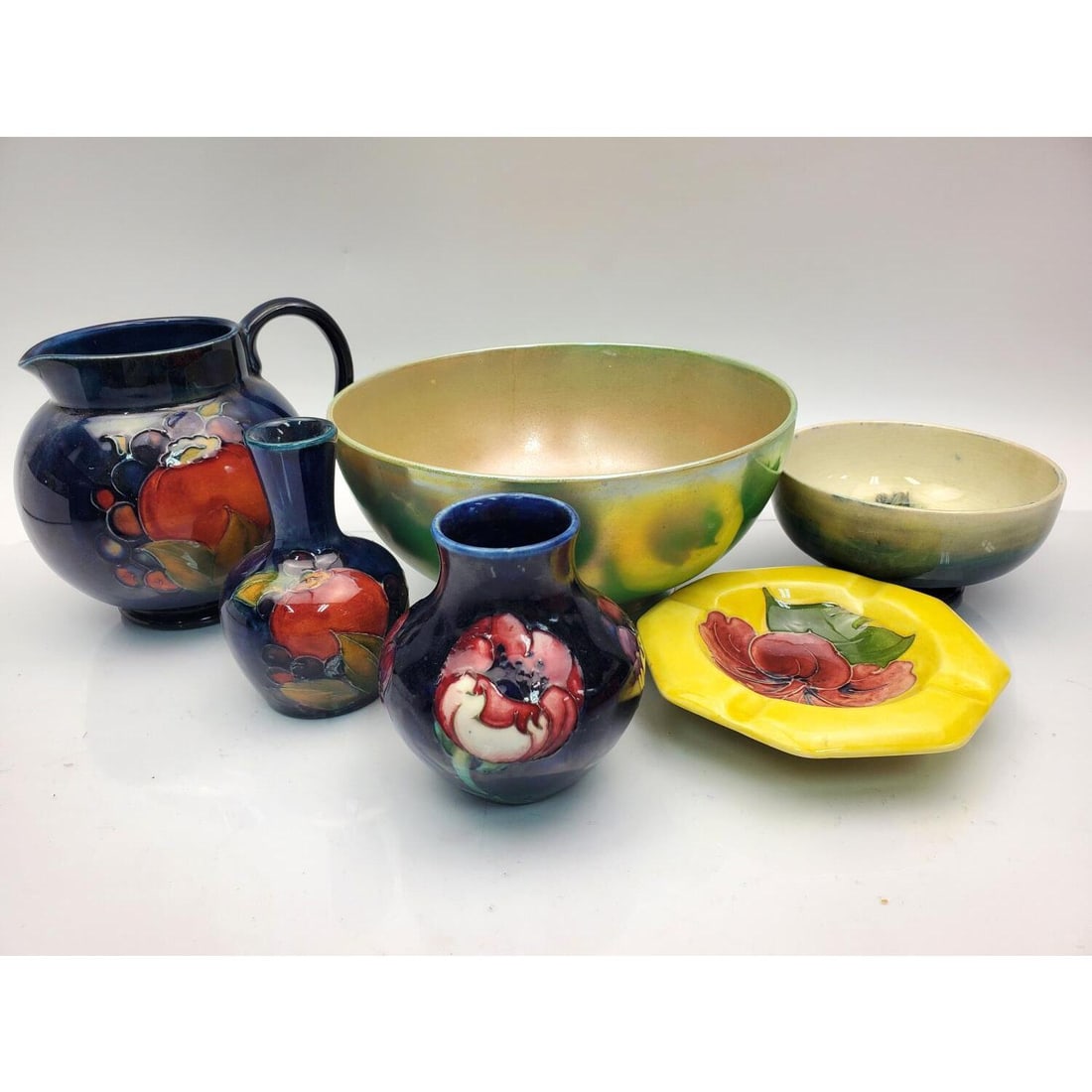 Lot of 6 Moorcroft English Pottery Items (1 of 5)