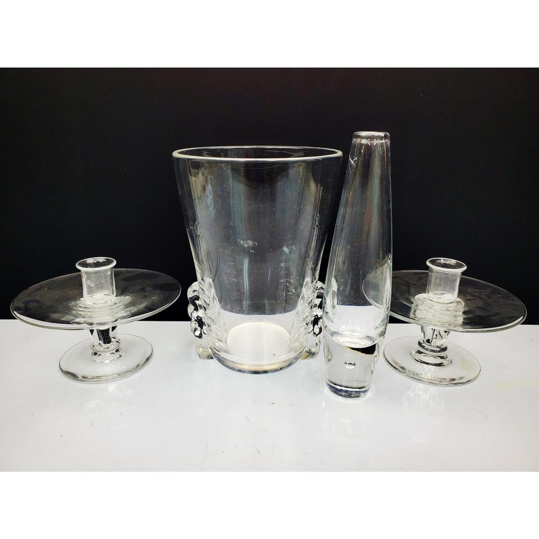 Lot of 4 Vintage Steuben Art Glass Items (1 of 3)