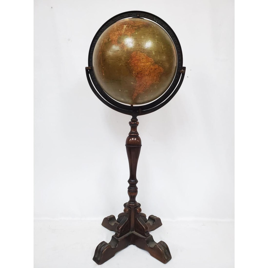 Vintage Kittinger Terrestrial Floor Globe c.1930 (1 of 3)