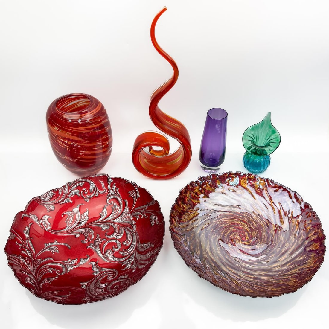 Lot of 6 Murano Glass Items (1 of 5)