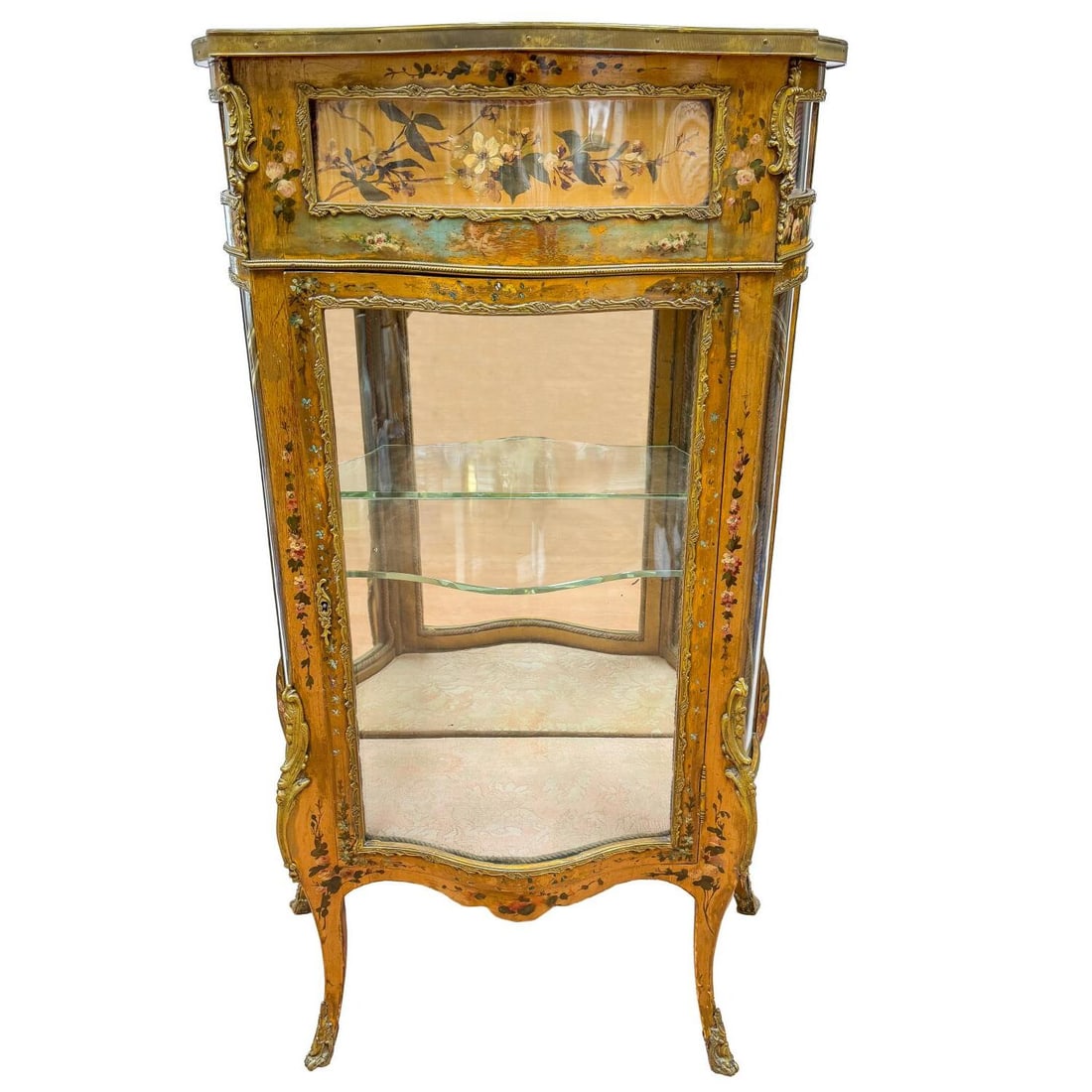 Antique French "Vernis Martin" Vitrine (1 of 9)