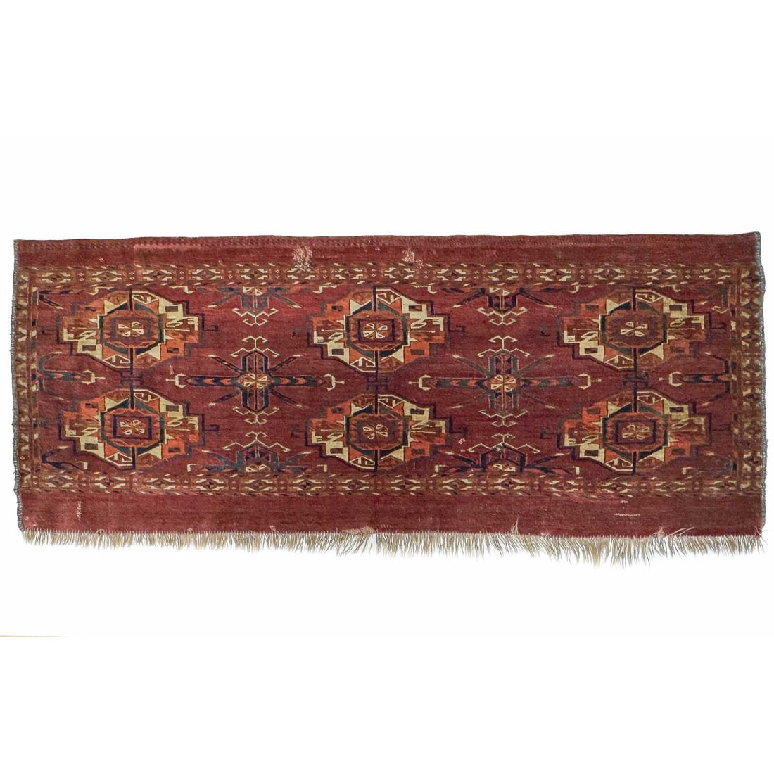 Antique 19th C. Central Asian "Yomut Mafrash" Rug (1 of 5)