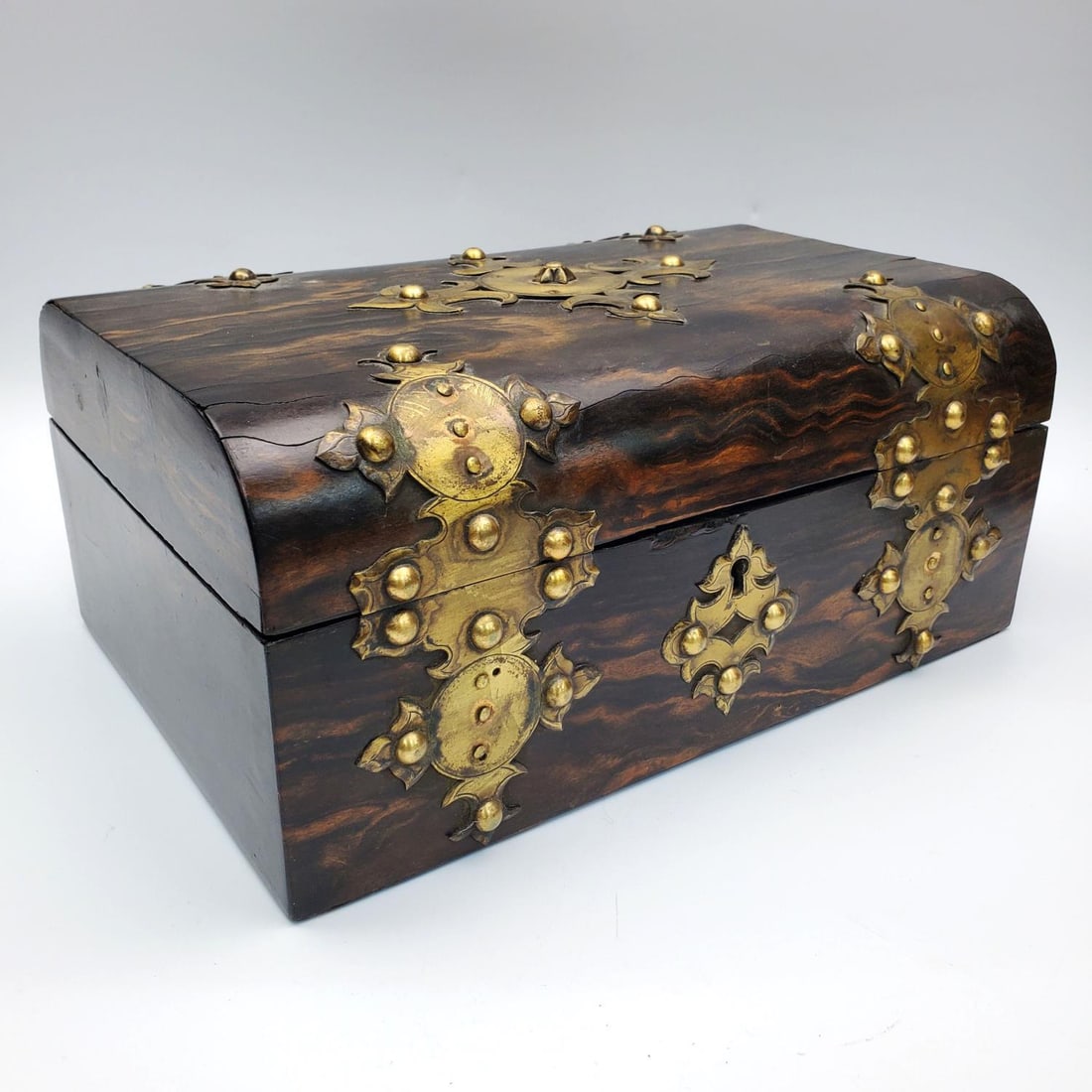 Antique 19th C. English Coromandel Dresser Box (1 of 6)