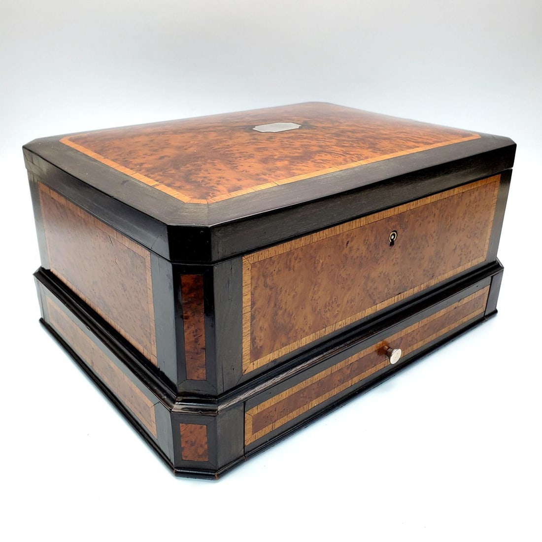 Antique 19th C. French Jewelry Box c.1870 (1 of 6)